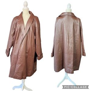 Vintage brown leather jacket
